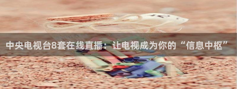 新雨燕足球免费直播：中央电视台8套在线直播：让电视成为你的“信息中枢”